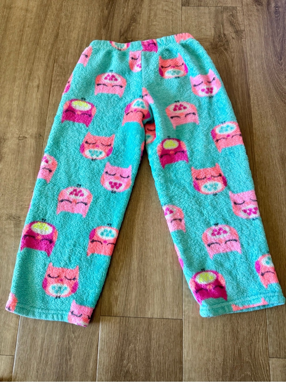 🦉 Girls’ Owl Fleece Pajama Pants – Size 6/6X – Excellent Condition - Picture 2 of 5